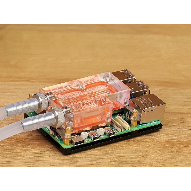 Raspberry Pi Water Cooling Kit - Ultra-Thin Pi 5 CPU Water Block