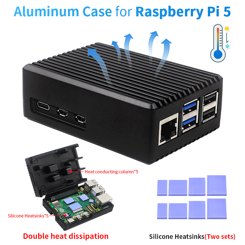 Raspberry Pi 5 Aluminium Alloy - Argon One V3 M.2 Nvme Case review and price